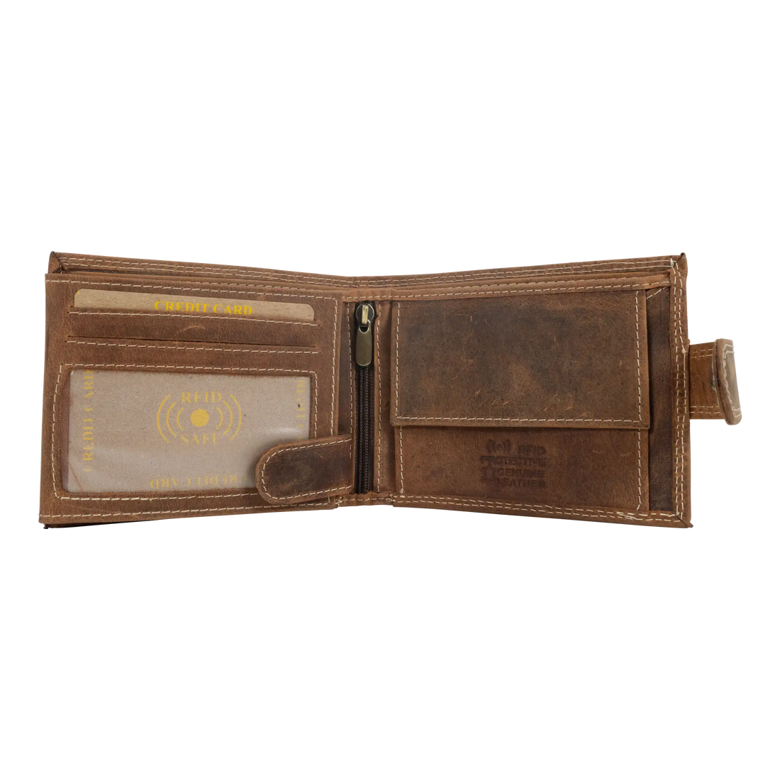 Verdura Essenziale Natur Leder Portemonnaie